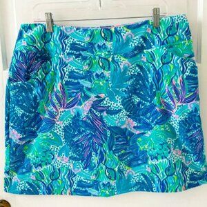 Lilly Pulitzer Monica Skort, Teal, Blue